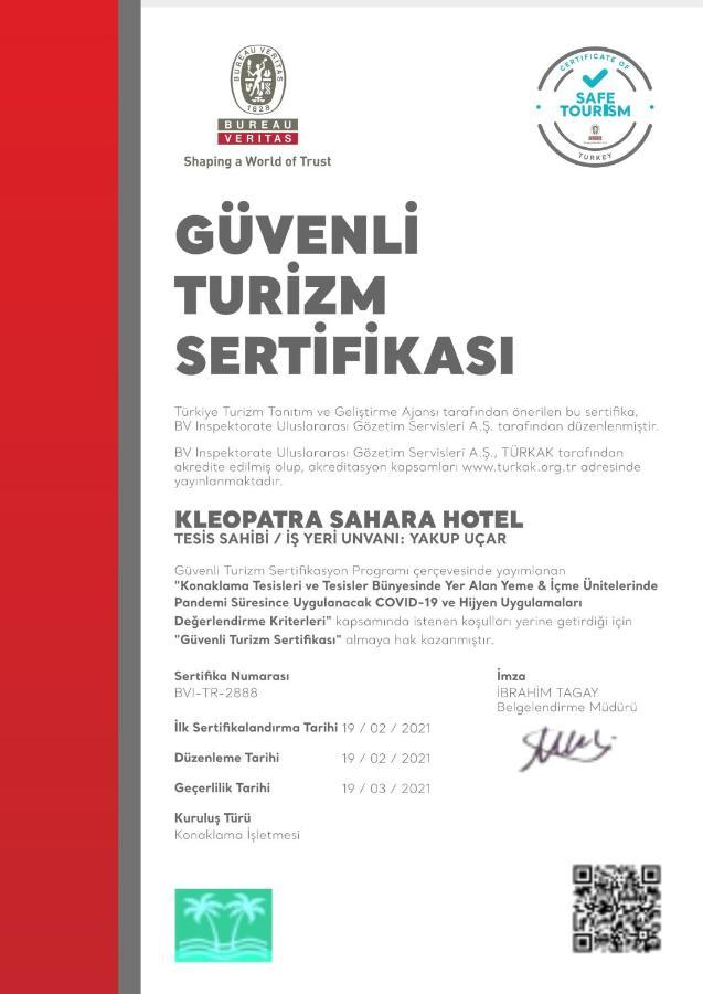 Kleopatra Sahara Hotel Alanya Extérieur photo