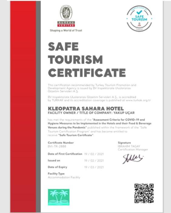 Kleopatra Sahara Hotel Alanya Extérieur photo